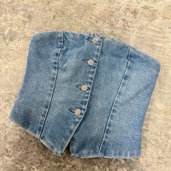Denim Corset - Picture 3 of 6